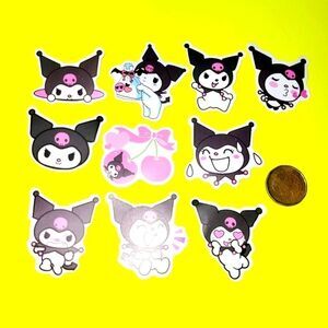 3/$20 brand new 10x waterproof Kuromi stickers
